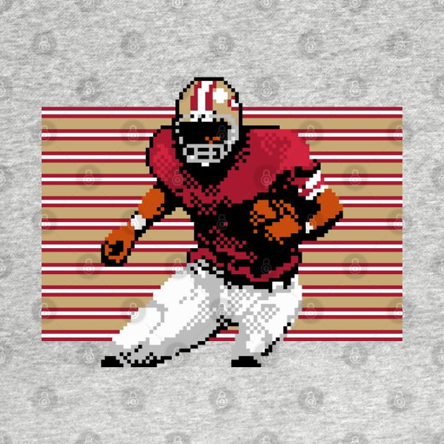 San Francisco Pixel Running Back by The Pixel League